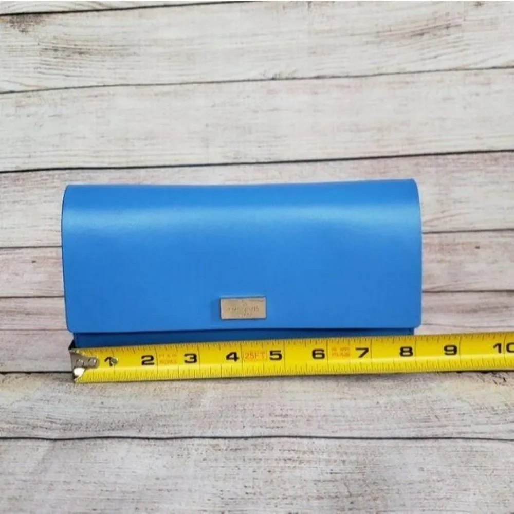 Kate Spade Leather Pim Arbour Hill Folder Over Snap Closure Wallet